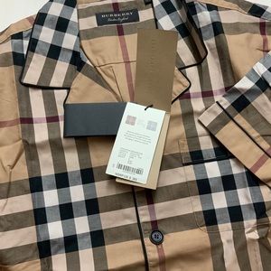 Burberry Runway Man Cotton Flannel Pajama